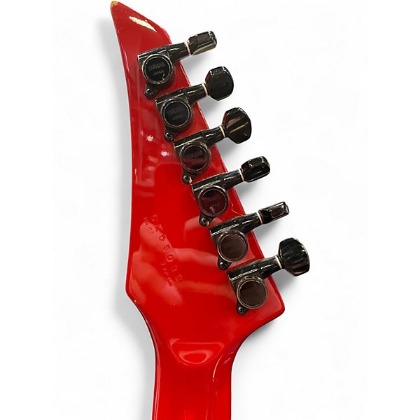Vintage 1986 Yamaha RGX812 Hot Rod Red Solid Body Electric Guitar