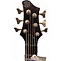 Used Ibanez BTB406QM Trans Black Electric Bass Guitar