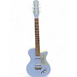 Used Danelectro 57 SINGLE CUT Blue Solid Body Electric Guitar