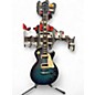 Used 2021 Gibson Les Paul Traditional Pro V Flame Top Blueberry Burst Solid Body Electric Guitar thumbnail
