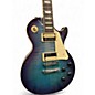 Used 2021 Gibson Les Paul Traditional Pro V Flame Top Blueberry Burst Solid Body Electric Guitar