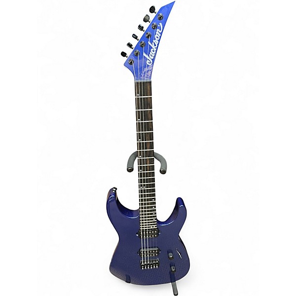 Used Jackson American Series Virtuoso HT Blue Solid Body Electric Guitar