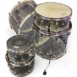 Used TAMA 5 Piece Silverstar Clear Drum Kit