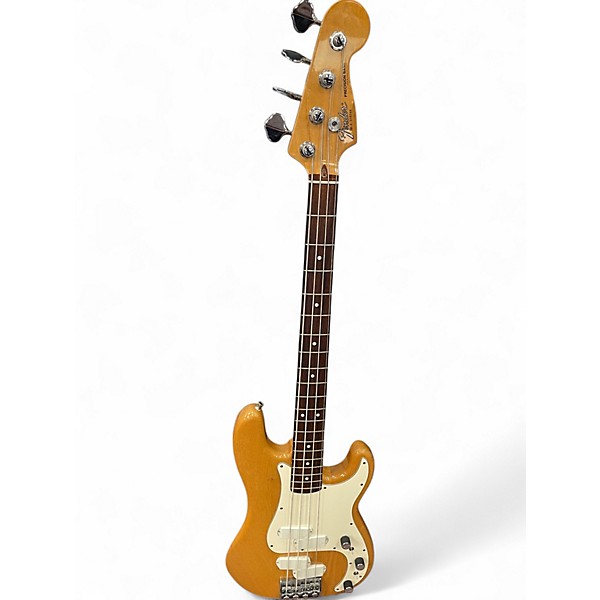 Vintage 1983 Fender precision bass elite Natural Electric Bass Guitar
