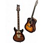 Used PRS SE Custom 24 Black Gold Sunburst Solid Body Electric Guitar thumbnail
