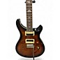 Used PRS SE Custom 24 Black Gold Sunburst Solid Body Electric Guitar