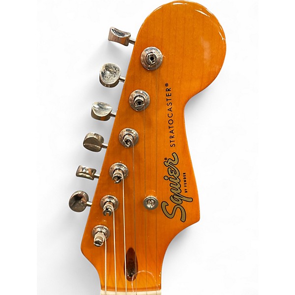 Used Squier Classic Vibe 1950S Stratocaster Black Solid Body Electric Guitar