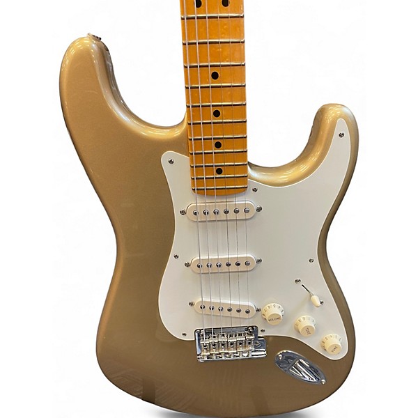 Used Fender Lincoln Brewster Signature Stratocaster Aztec Gold Solid Body Electric Guitar