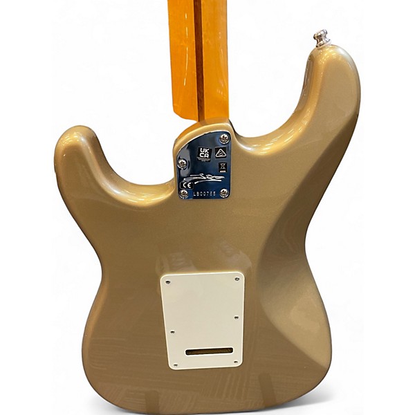 Used Fender Lincoln Brewster Signature Stratocaster Aztec Gold Solid Body Electric Guitar