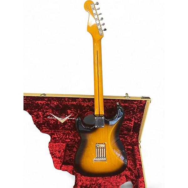 Used Fender 1957 NOS Stratocaster Custom Shop 2 Color Sunburst Hollow Body Electric Guitar