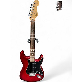 Used Fender LTD SPECIAL PLAYER STRATOCASTER HSS Red Solid Body Electric Guitar