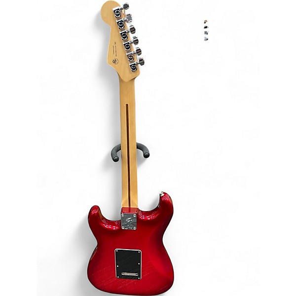 Used Fender LTD SPECIAL PLAYER STRATOCASTER HSS Red Solid Body Electric Guitar