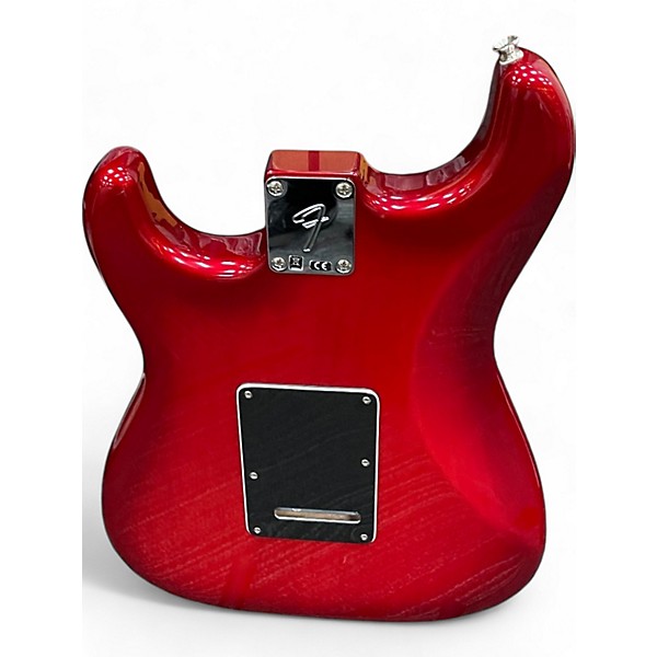 Used Fender LTD SPECIAL PLAYER STRATOCASTER HSS Red Solid Body Electric Guitar