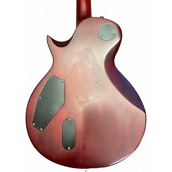 Used Ltd EC401QM Red Solid Body Electric Guitar