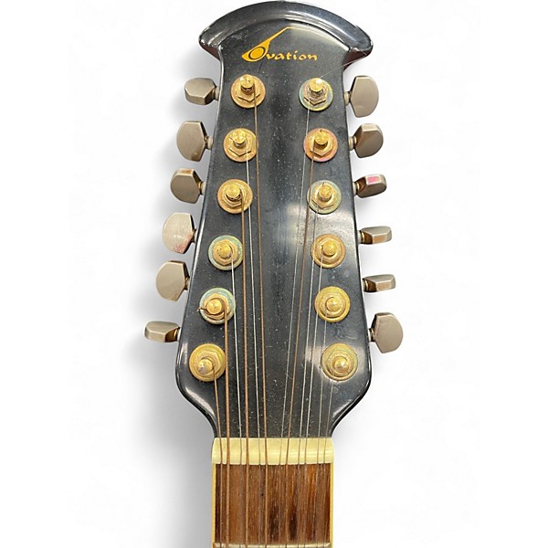 Used Ovation CC245HB 2 Color Sunburst 12 String Acoustic Electric Guitar