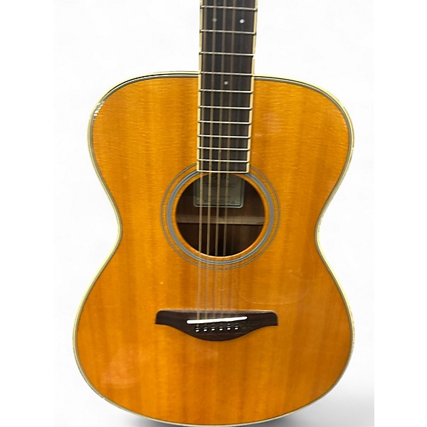 Used Yamaha FSTA TransAcoustic Concert Natural Acoustic Electric Guitar