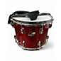 Used Ludwig 14X10 Marching Snare  Red Sparkle Drum thumbnail