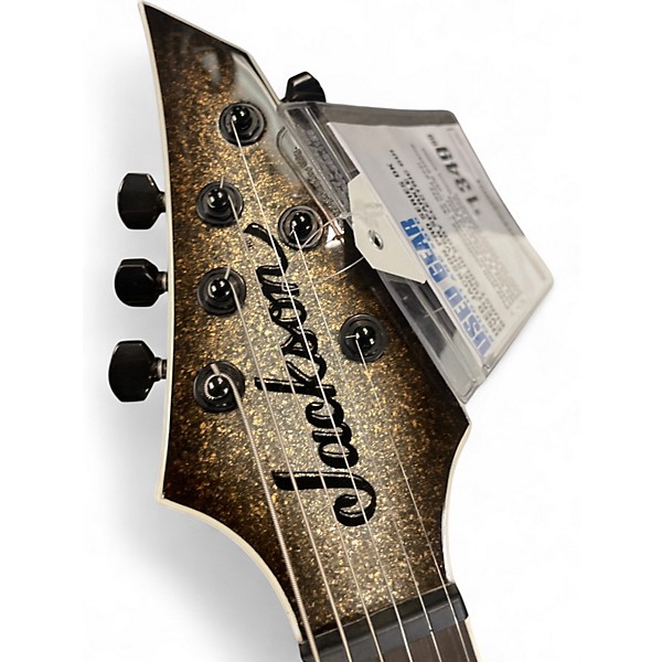 Used Jackson PRO SERIES DK EVERTUNE SILVER SPARKLE BURST Solid Body Electric Guitar