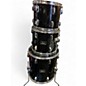 Used Pearl 4 Piece Export shell pack Black Drum Kit