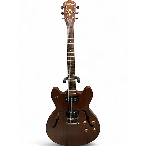 Used Washburn hb 32 Walnut Hollow Body Electric Guitar