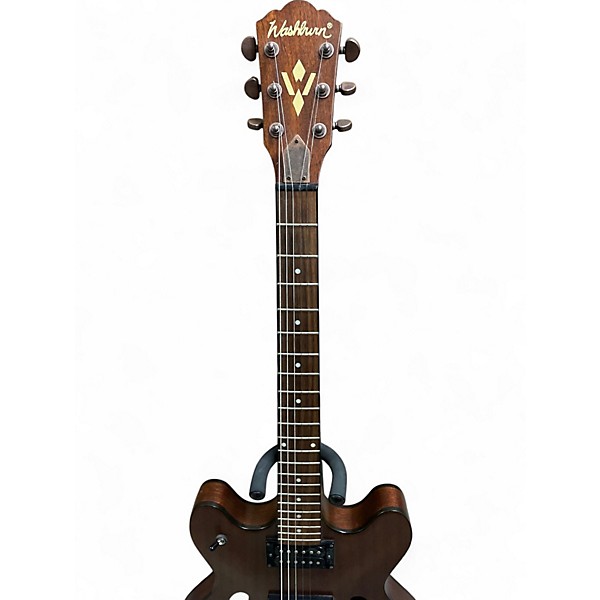 Used Washburn hb 32 Walnut Hollow Body Electric Guitar