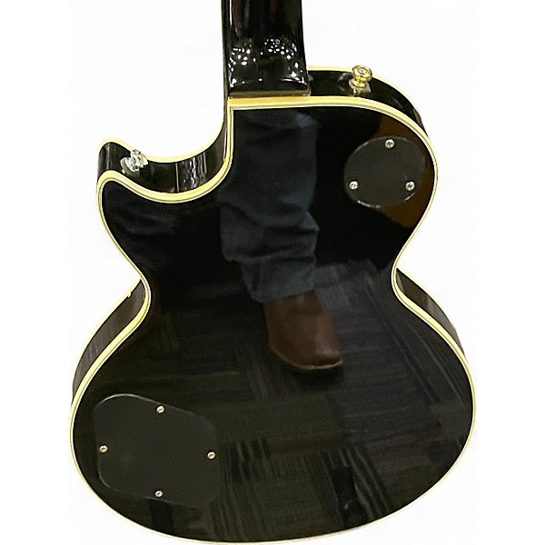 Used Epiphone Les Paul Custom Black Solid Body Electric Guitar