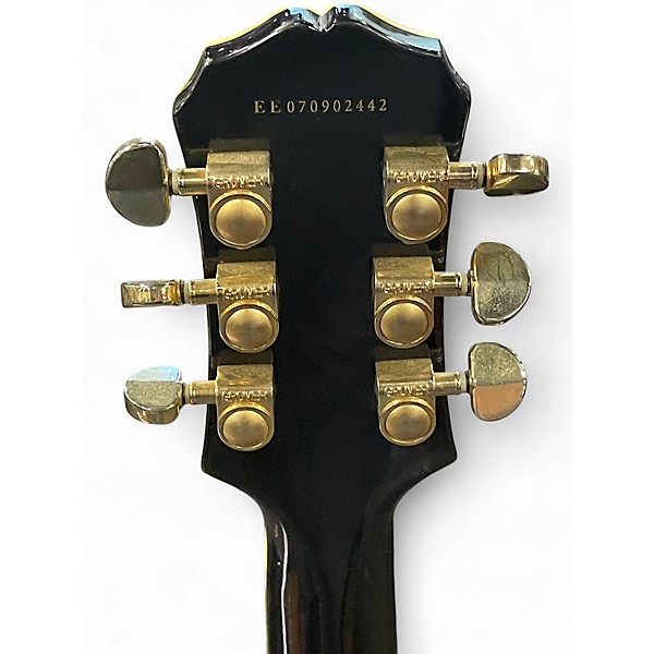 Used Epiphone Les Paul Custom Black Solid Body Electric Guitar