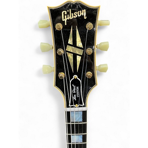 Used Gibson 57 Les Paul Custom Wildwood Spec Ebony Solid Body Electric Guitar