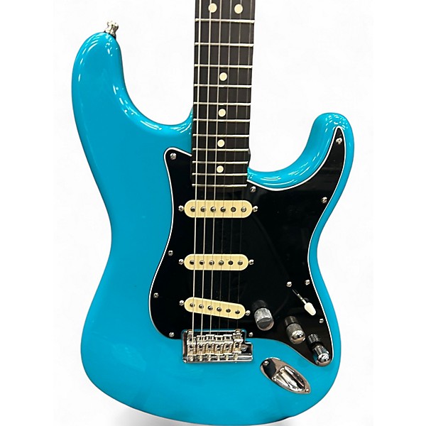 Used Fender American Professional II Stratocaster miami blue Solid Body Electric Guitar