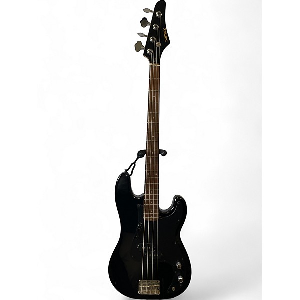 Used Samick LB 11 Black Electric Bass Guitar