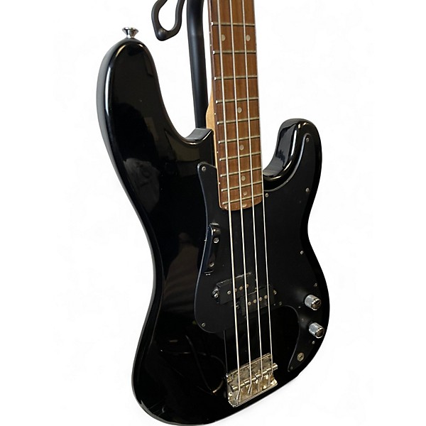 Used Samick LB 11 Black Electric Bass Guitar