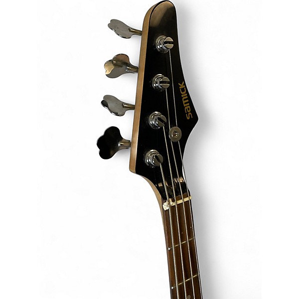 Used Samick LB 11 Black Electric Bass Guitar