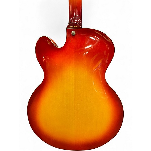 Used Hagstrom D'Aquisto 2 Color Sunburst Hollow Body Electric Guitar