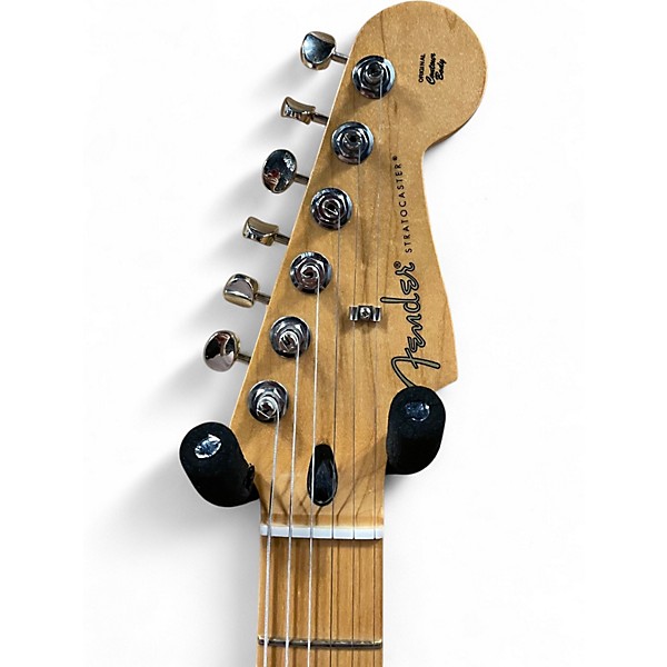 Used Fender Player Stratocaster Black Solid Body Electric Guitar