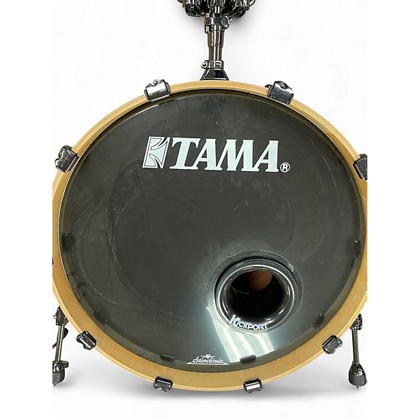 Used TAMA 4 Piece Starclassic AQUA GLITTER Drum Kit