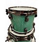 Used TAMA 4 Piece Starclassic AQUA GLITTER Drum Kit
