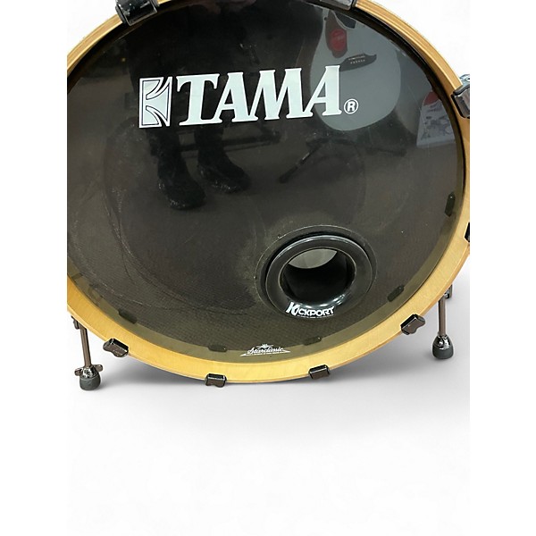Used TAMA 4 Piece Starclassic AQUA GLITTER Drum Kit