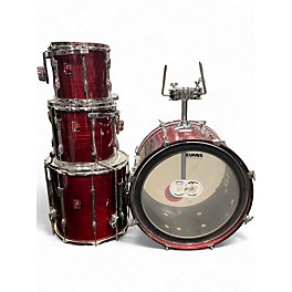 Used Premier 4 Piece Made is Englad Wine Red Drum Kit