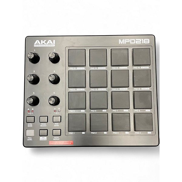 Used Akai Professional MPD218 MIDI Controller