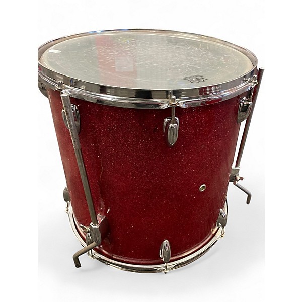 Used Miscellaneous 4 Piece 1960S MIJ DRUMSET RED SPARKLE Drum Kit