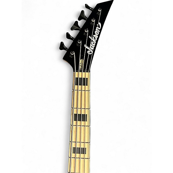 Used Jackson Dave Ellefson Signature Kelly Bird 5 String Blue Stripe Electric Bass Guitar