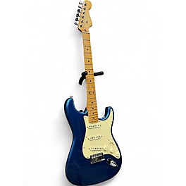 Used 2021 Fender American Ultra Stratocaster Cobra Blue Solid Body Electric Guitar