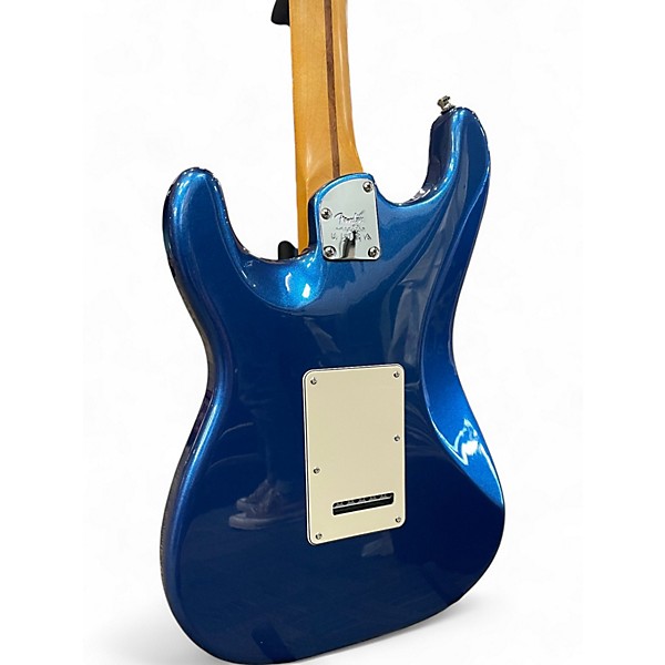 Used 2021 Fender American Ultra Stratocaster Cobra Blue Solid Body Electric Guitar