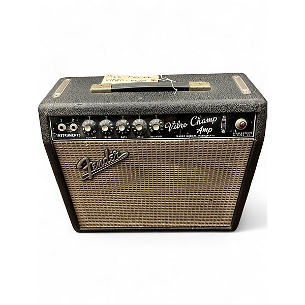 Vintage 1966 Fender Vibro Champ Tube Guitar Combo Amp