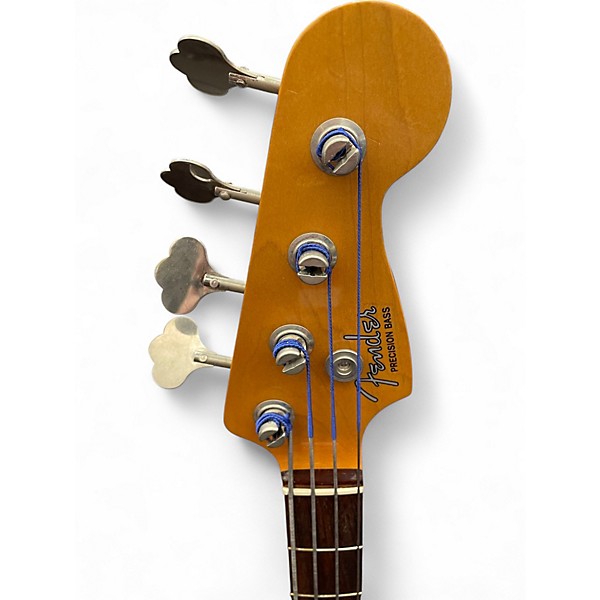Vintage 1991 Fender 62' REISSUE PRECISION BASS Tobacco Sunburst Electric Bass Guitar