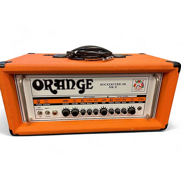 Used Orange Amplifiers Rockerverb RK100HTC MKII 100W Tube Guitar Amp Head