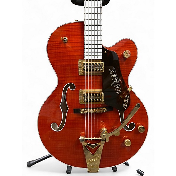 Used Gretsch Guitars G6120TFM PLAYER'S EDITION Trans Orange Hollow Body Electric Guitar