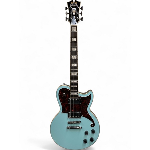 Used D'Angelico premier atlantic baby blue Solid Body Electric Guitar
