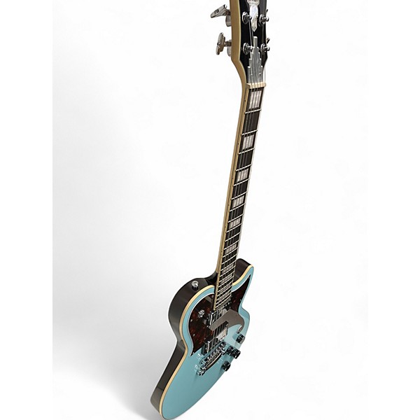 Used D'Angelico premier atlantic baby blue Solid Body Electric Guitar