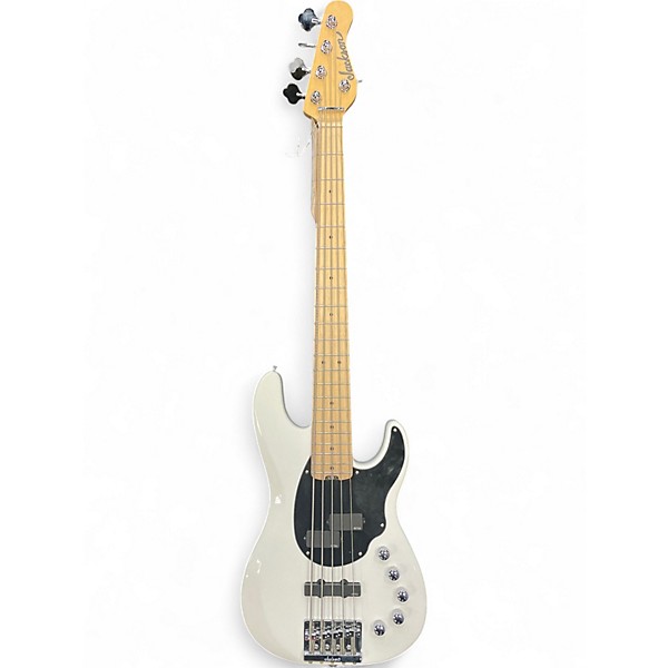 Used Jackson  Series Signature David Ellefson Concert Bass CBXM V White Electric Bass Guitar